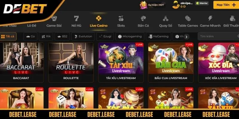 Giới thiệu về Casino DEBET